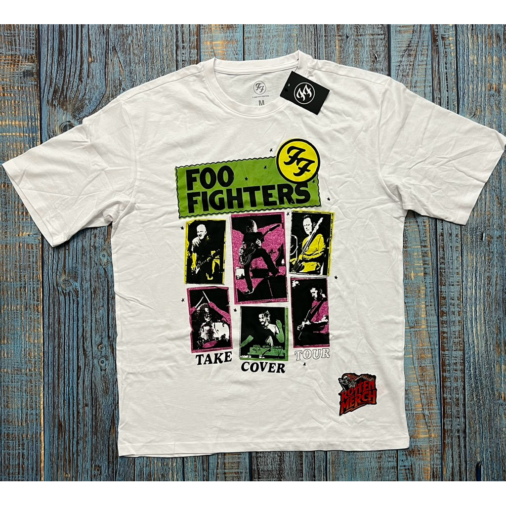 Kaos T-Shirt Band Foo Fighters - Take Cover Tour Official Merchandise