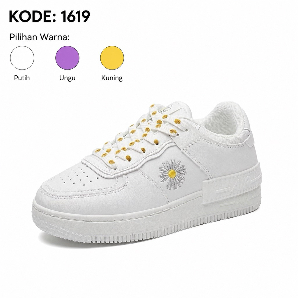 READY 1619 SEPATU FASHION SNEAKERS WANITA IMPORT