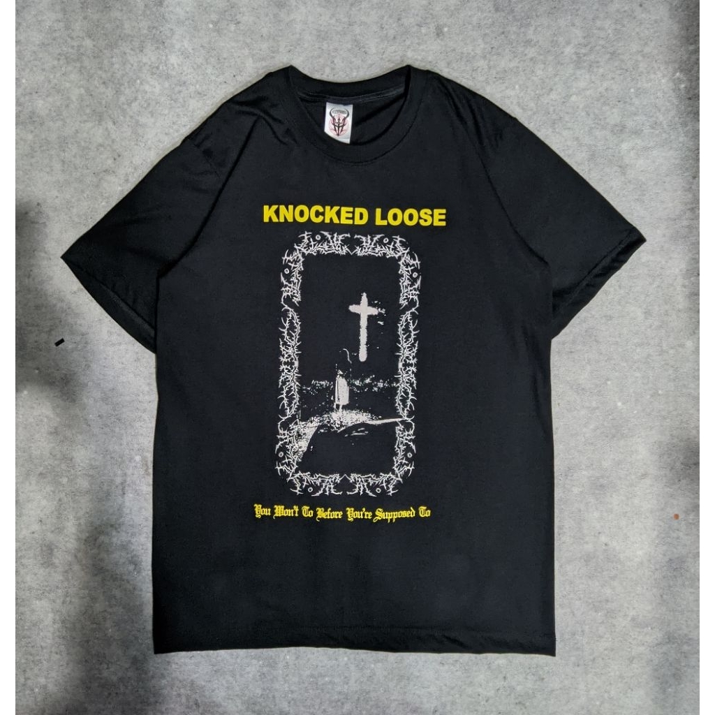 T-shirt Band KNOCKED LOOSE/Kaos Band Underground by Heivenhell/Prapatan rebel
