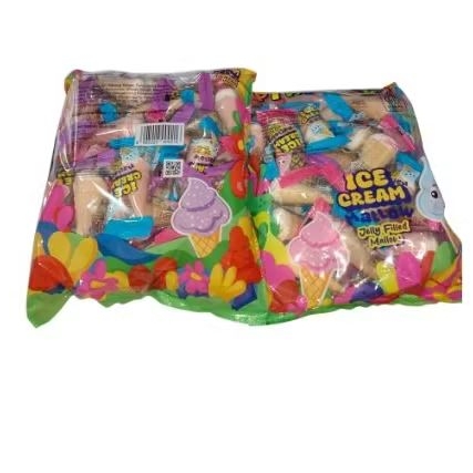 PIKAKUKI ice cream mallow jelly filled mallow 24 pcs @ 4gr