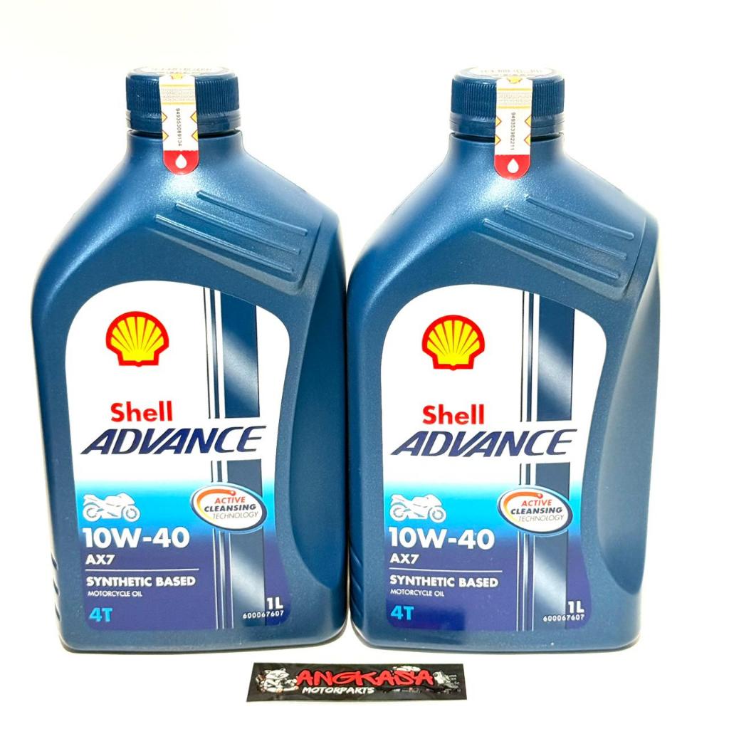 OLI SHELL ADVANCE AX7 BIRU 1 LITER