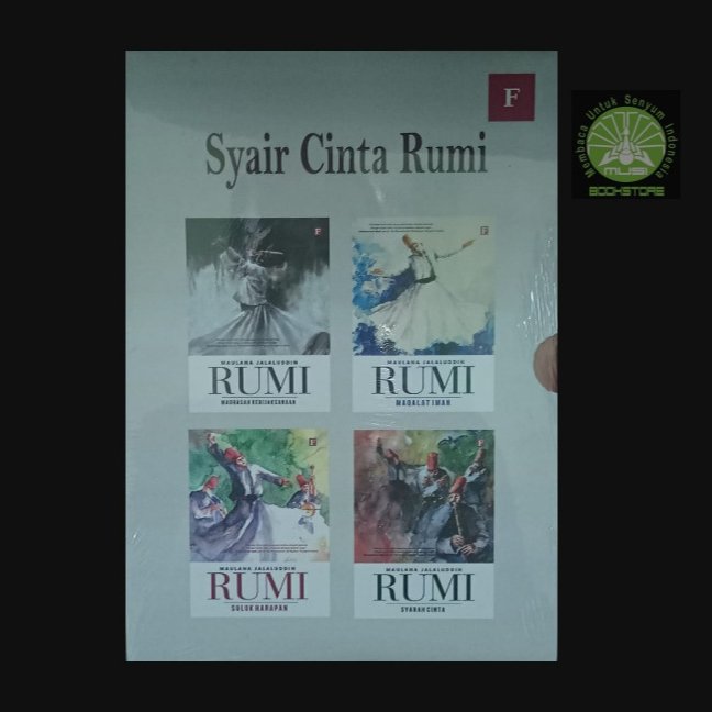 Paket Buku Syair Cinta Rumi - Jalaluddin Rumi Syarah Cinta Maqalat Iman Suluk Harapan Penerbit Forum
