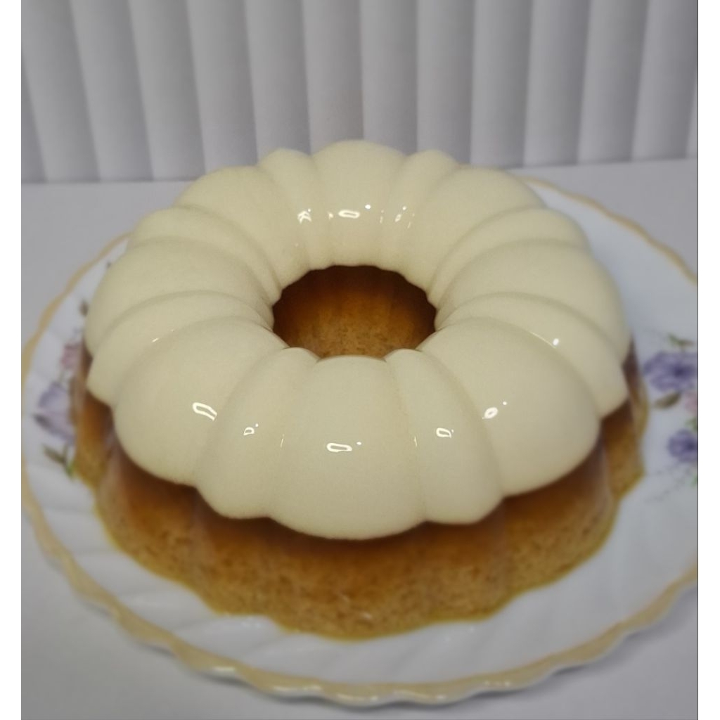 puding lumut gula merah keju loyang bulat 20cm