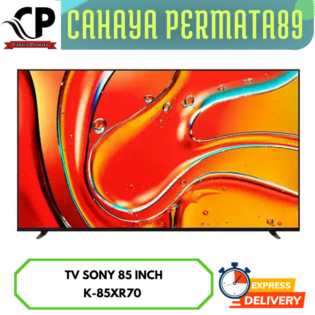 SONY BRAVIA 7 K-85XR70 MiniLed TV 85 Inch Google TV UHD 4K 120 Hz Dolby Atmos // 85XR70