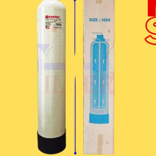 Tabung  filter air FRP 1054 + head softener 5way / tabung filter frp 1054 softener