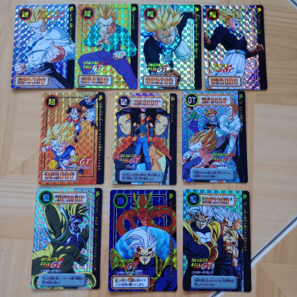 kartu Dragon ball ball hondan prism premium set Bandai original Japan Dragonball carddass