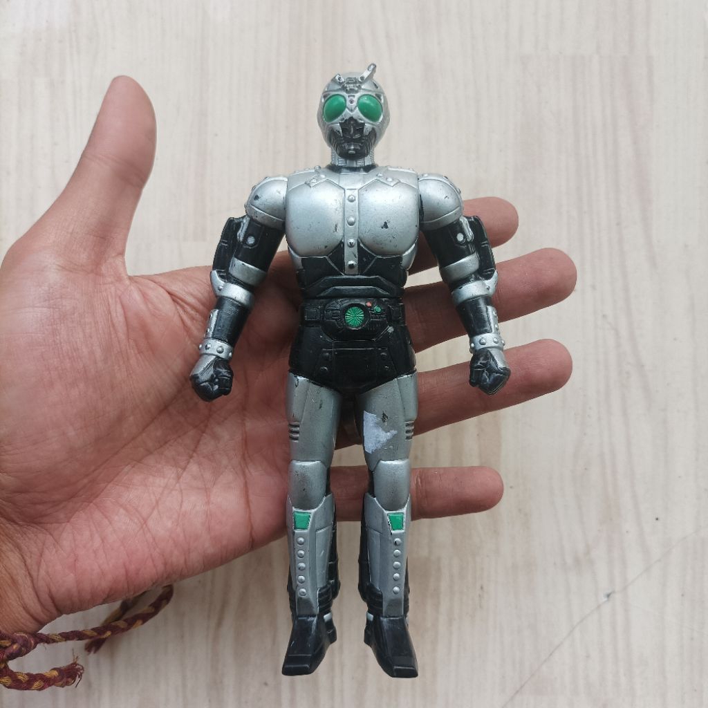 Vintage 1988 Original Bandai Kamen Rider Black Shadow Moon Mainan Action Figure