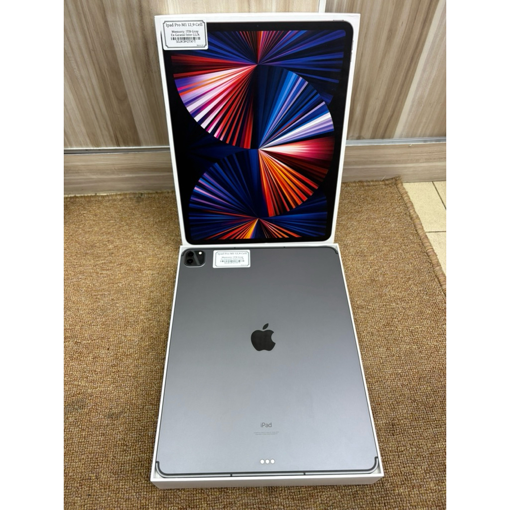 Ipad Pro M1 12,9" cell wifi 1TB ex garansi inter