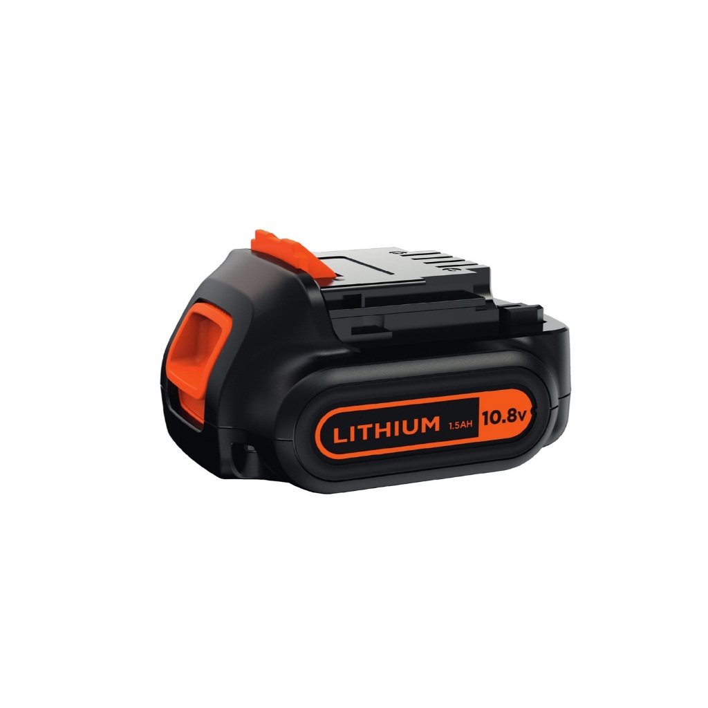 Black & Decker Baterai Bor Lithium 10.8V 1.5Ah Bl1512-kr - Oranye/Hitam Battery Pack Drill