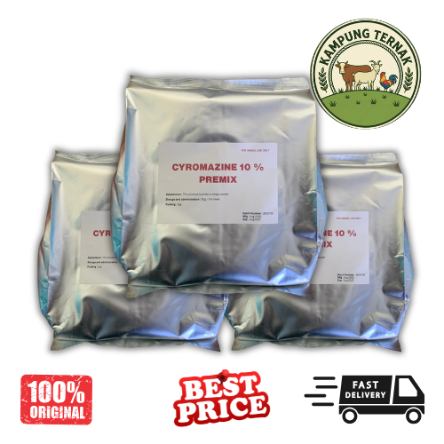 Cyromazine 10% 1 Kg Anti Larva Lalat Membasmi Larva Lalat Pada Kandang Ayam Bebek