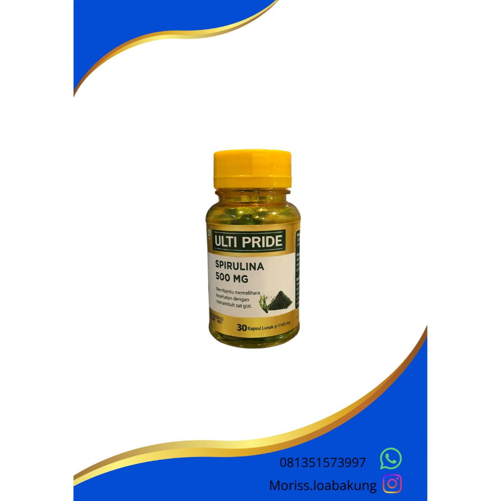 Ulti Pride Spirulina 30 KAPSUL