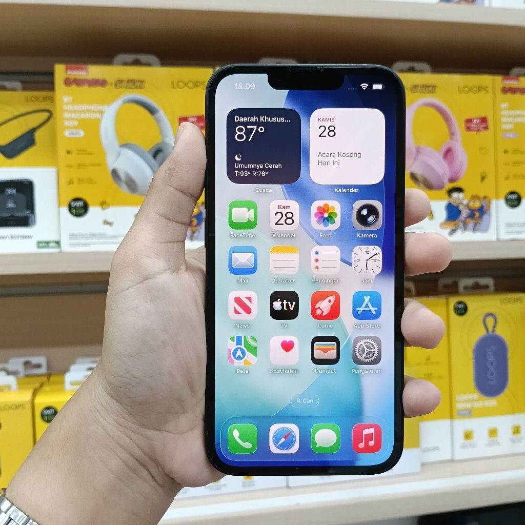 APPLE IPHONE 13 128GB MINUS APPLE IPHONE13 128GB IBOX INDONESIA MINUS SECOND BEKAS