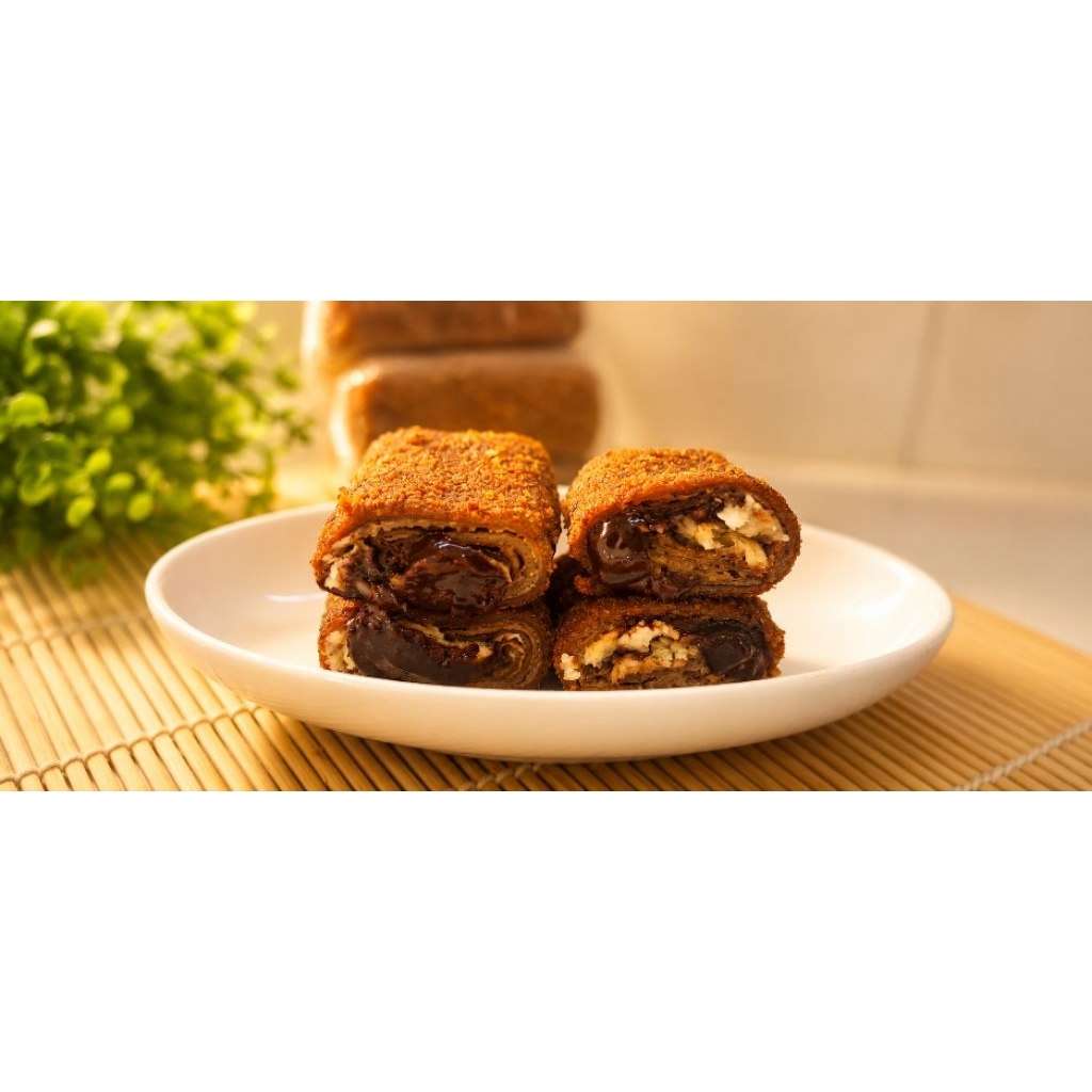 Risoles Coklat Cheese isi 5 pcs Frozen Lumer Coklat didalam
