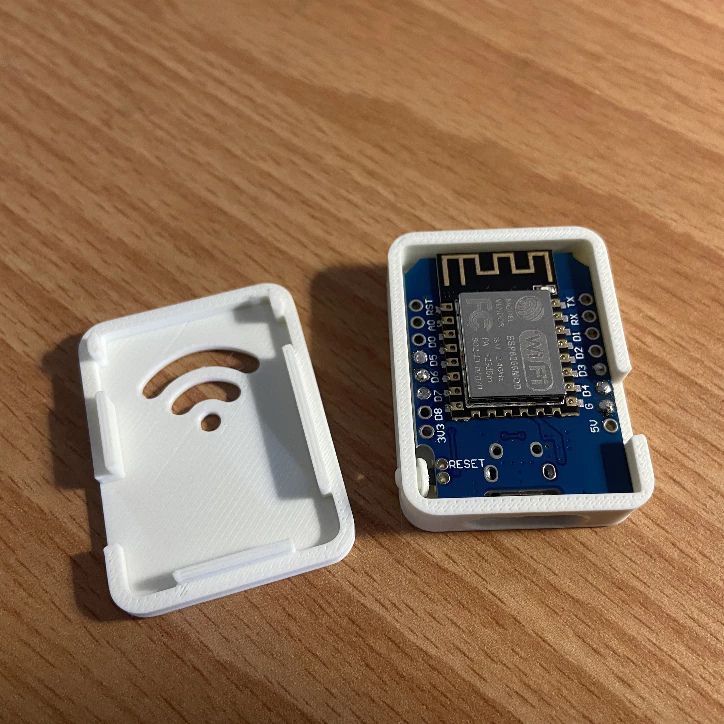 Case ESP8266 D1 Mini for WLED USB C, Case Untuk Modul ESP8266 D1 Mini for WLED USB C
