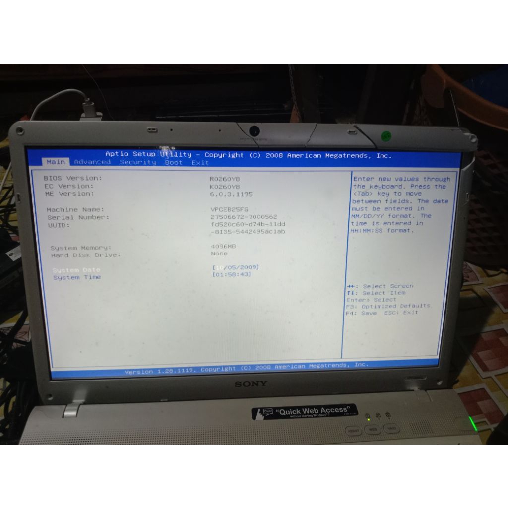 Mobo Laptop Sony Pcg 71211w core i5