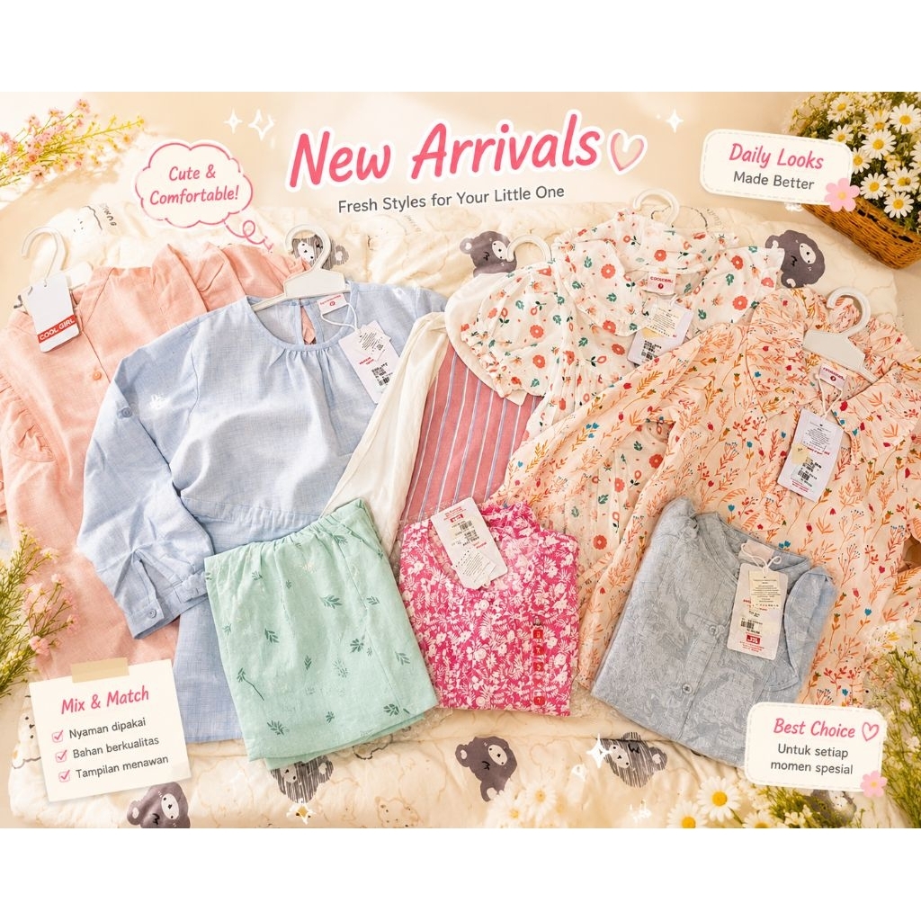 Blouse Cool Girl Anak Perempuan