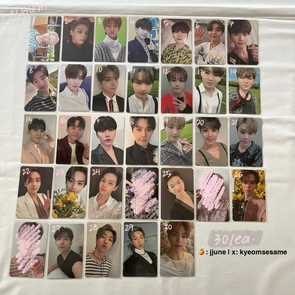 [baca desc] DEBUT TO FML wts official photocard pc seventeen scoups jeonghan joshua jun hoshi wonwoo