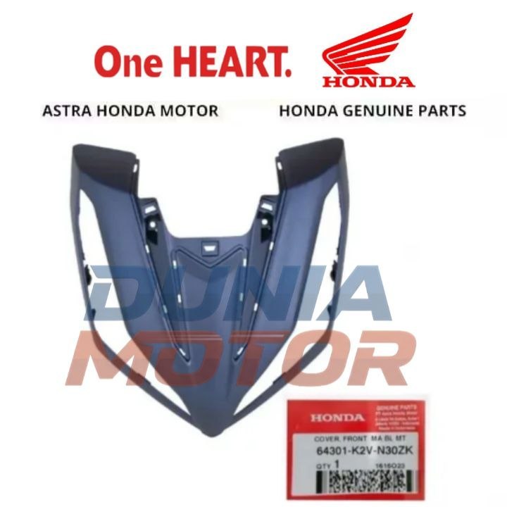 Cover Tameng Depan Biru Doff Dop Vario 125 eSP K2V 64301K2VN30ZK 64301-K2V-N30ZK Cover Front MA Blue