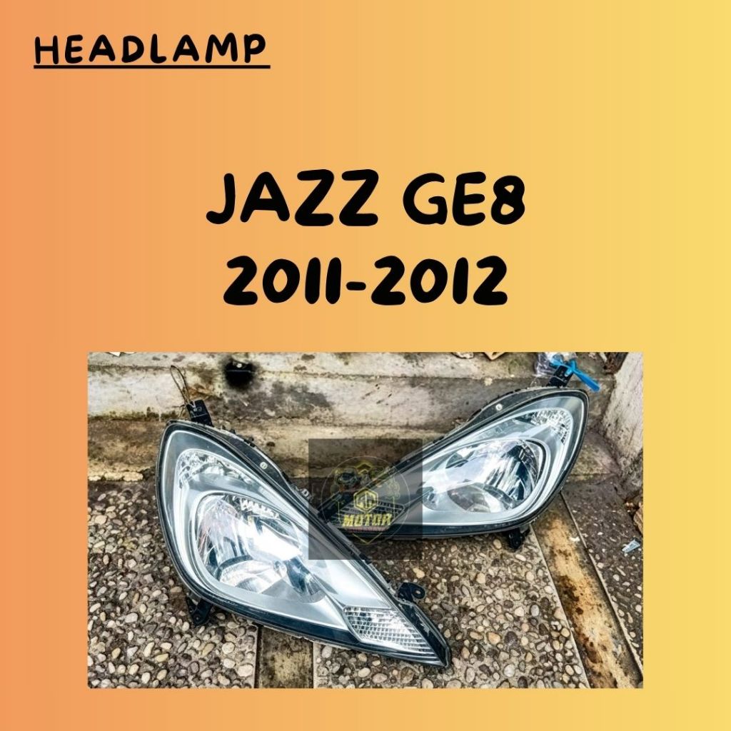 Headlamp Jazz GE8 2011-2012