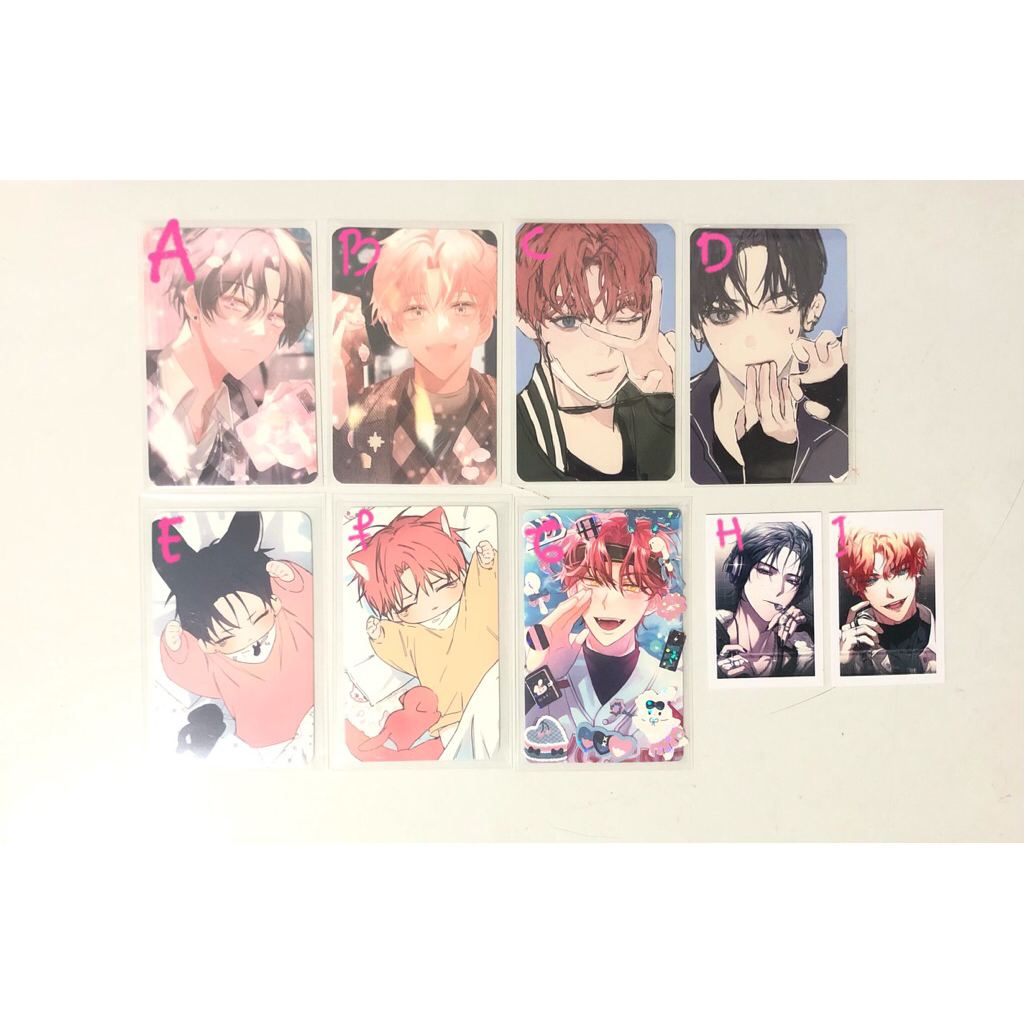 Photocard Art Print Fanmade Manhwa DMJ Testar Debut or Die Cha Eugene & Kim Raebina