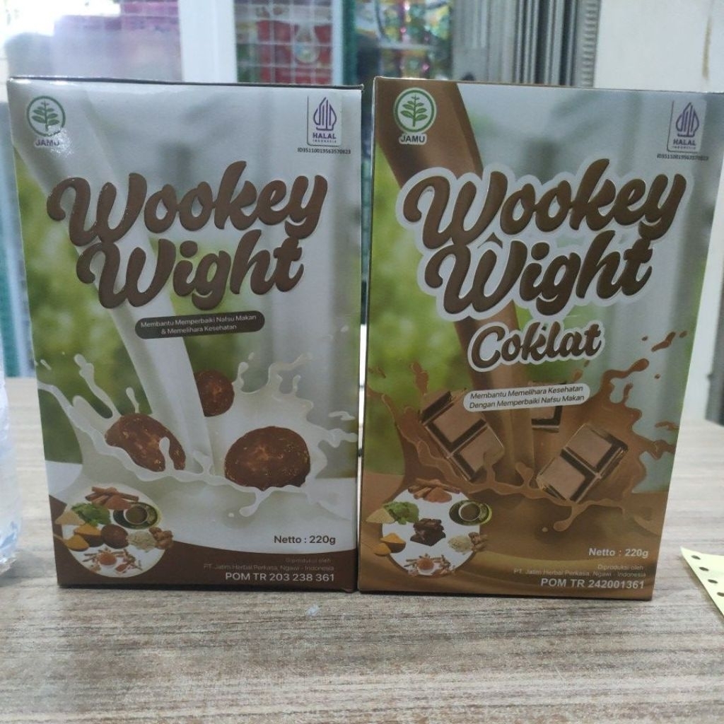 Wookey wight coklat & susu 220g