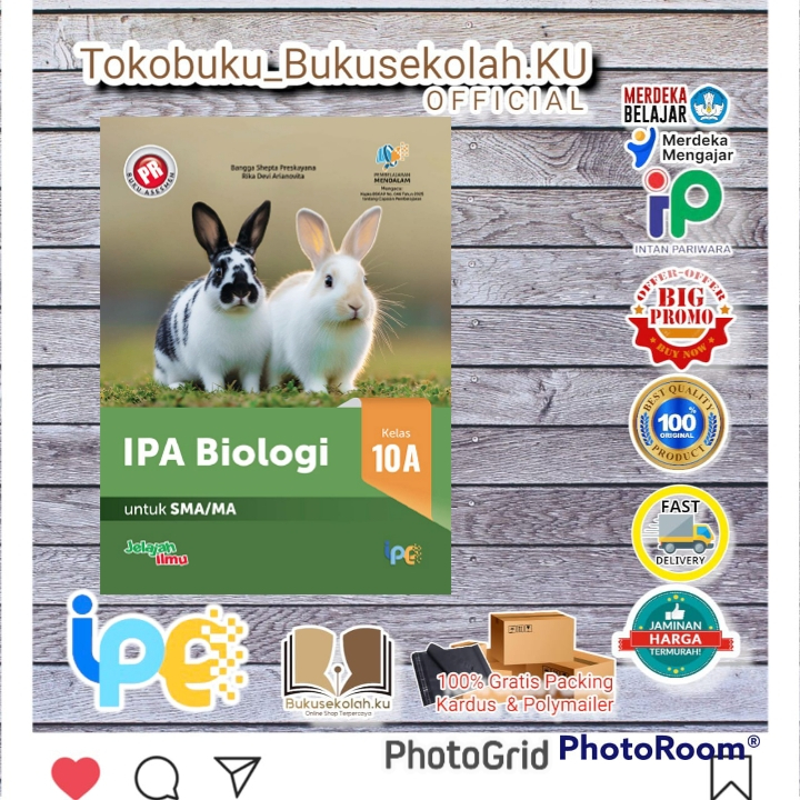 diskon Buku PR interaktif Kurikulum Merdeka : PR IPA Biologi KELAS 10 SEMESTER 1, 2 Terbaru 2026  IN