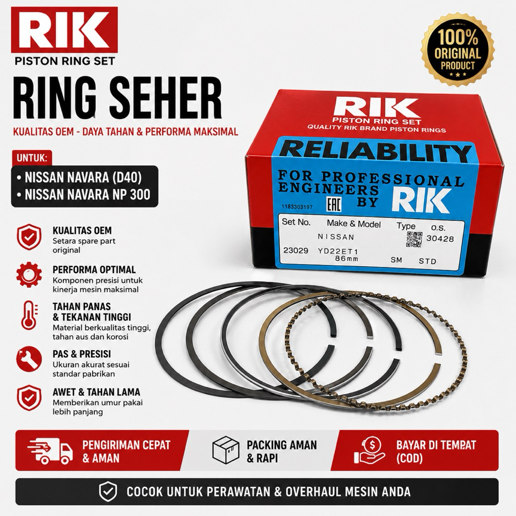 RING SEHER NISSAN NAVARA D40 NISSAN NAVARA NP 300