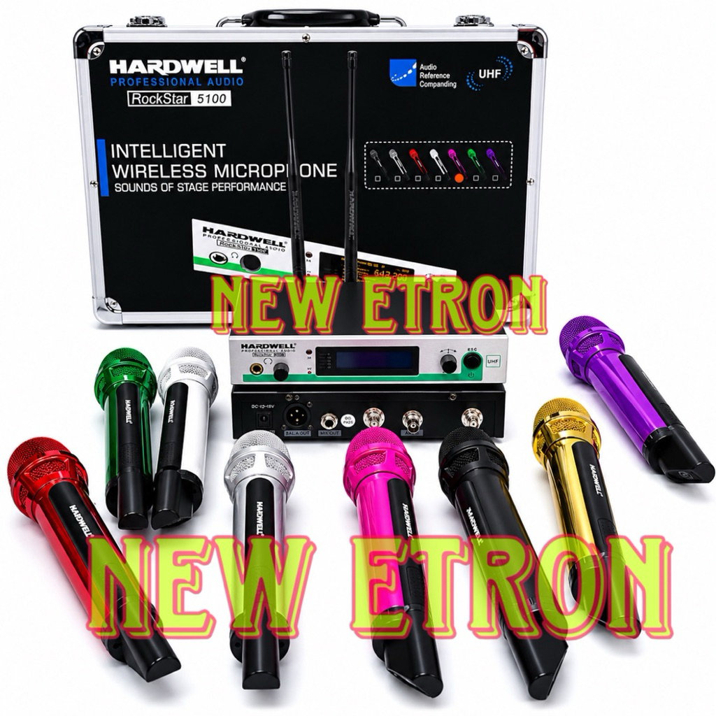 Mic Wireless Hardwell Rockstar 5100 Original free koper Single mic hardwell ROCKSTAR5100