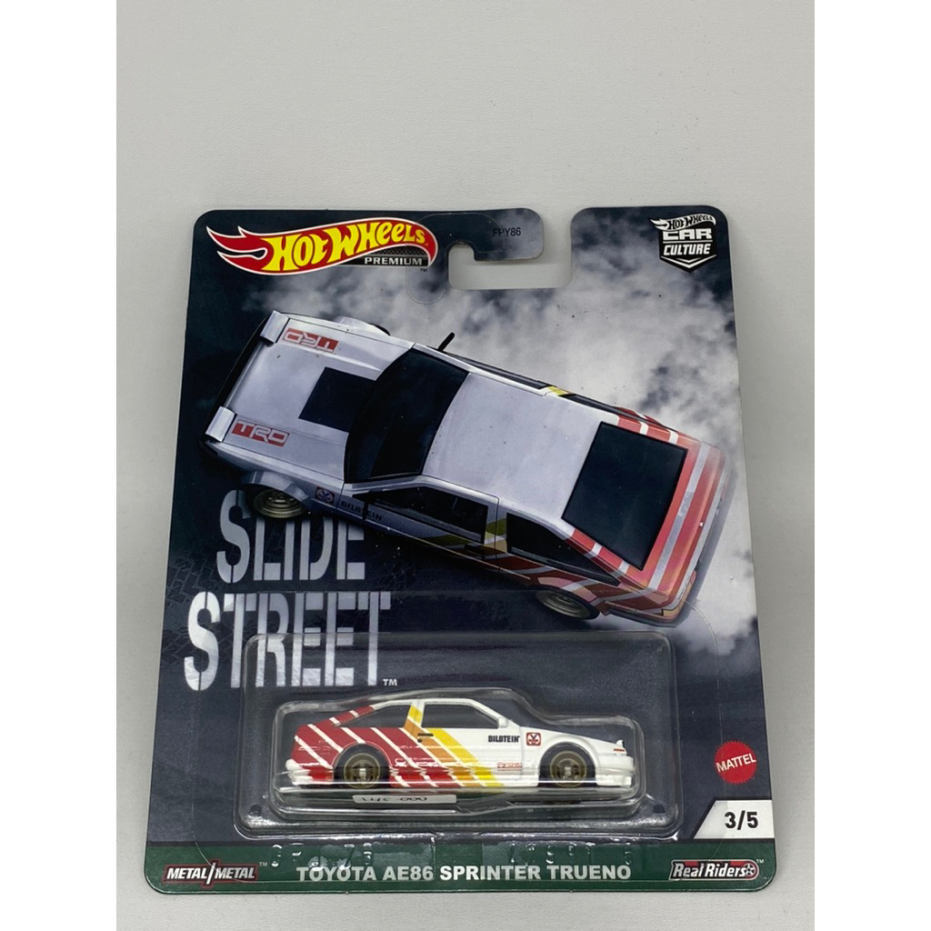 Hotwheels Slide Street Toyota AE 86 Sprinter Trueno