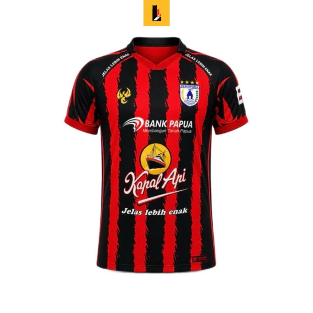 Jersey Persipura Mutiara Hitam Supporter Version - Original