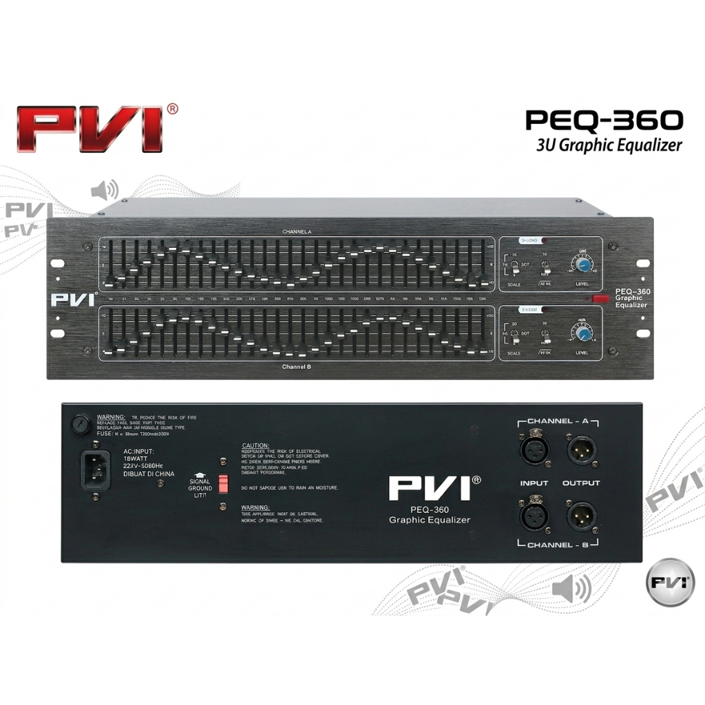 PVI PEQ-360 Graphic Equalizer