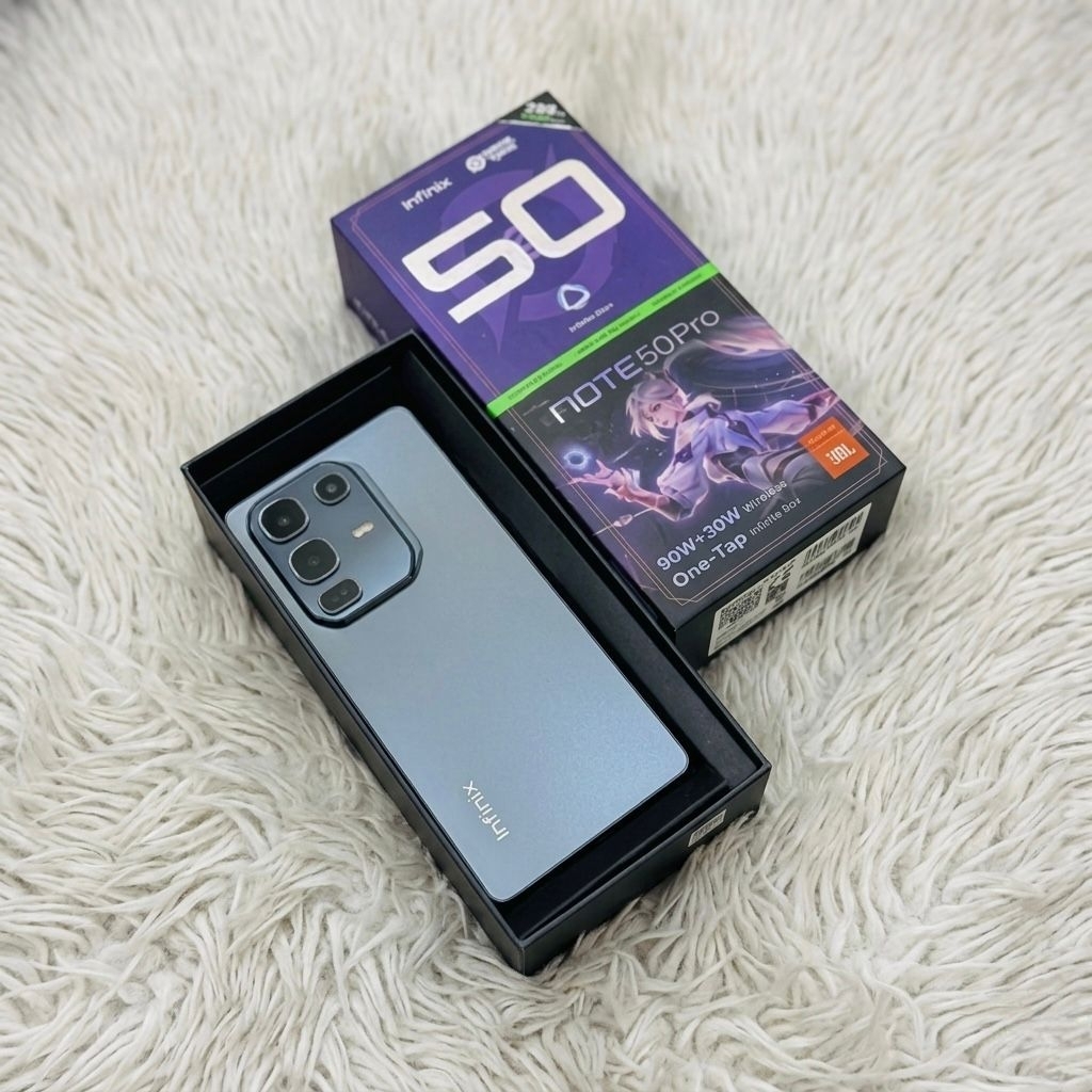 Infinix Note 50 Pro 8/256Gb Second Termurah Ex Garansi Resmi Kualitas Terbaik / Hp Android Second Or