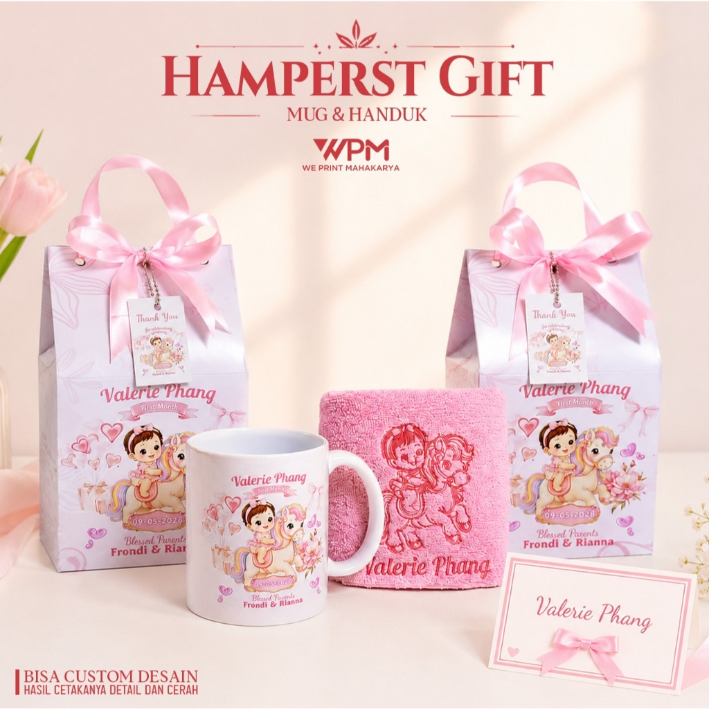 Souvenir Mug,Handuk n Softbox CUSTOM