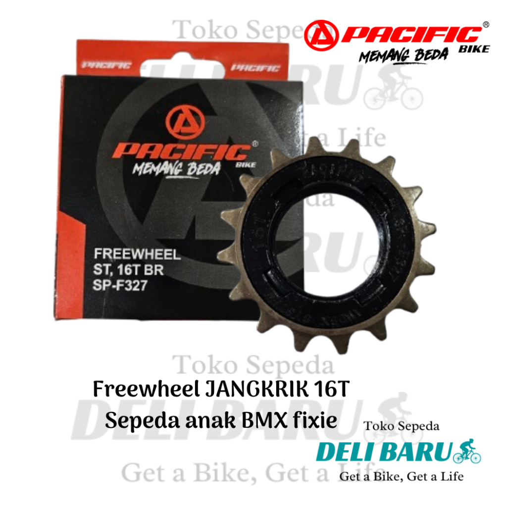 Pacific Freewheel JANGKRIK 16T gir belakang nyaring gear sepeda anak mini BMX