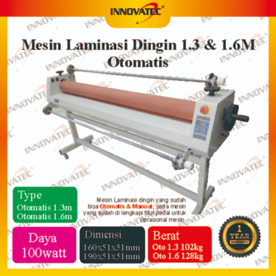 Mesin Laminasi Dingin Otomatis Innovatec