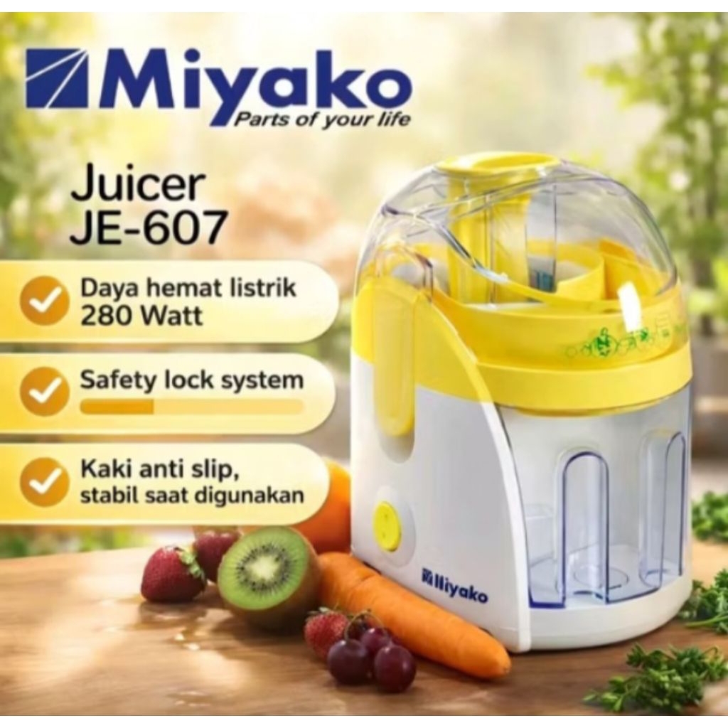 Miyako Juicer JE-607 Juicer Extractor
