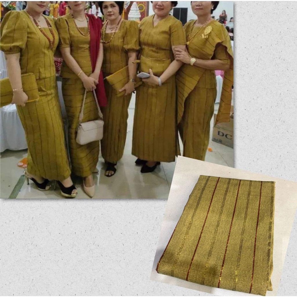 SETELAN BAJU TENUN LURIK FREE SEPU