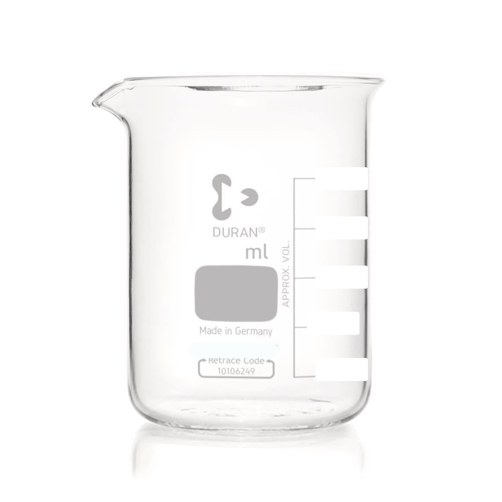 Beaker Glass Kaca Gelas Kimia Low Form 5000 ml 5000ml 5 L Duran