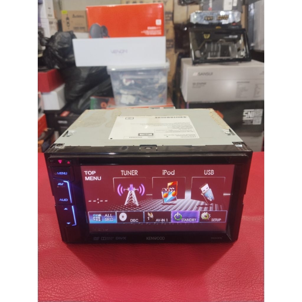 head unit Double Din Kenwood ddx315 Sangat mulus dan Normal jaya