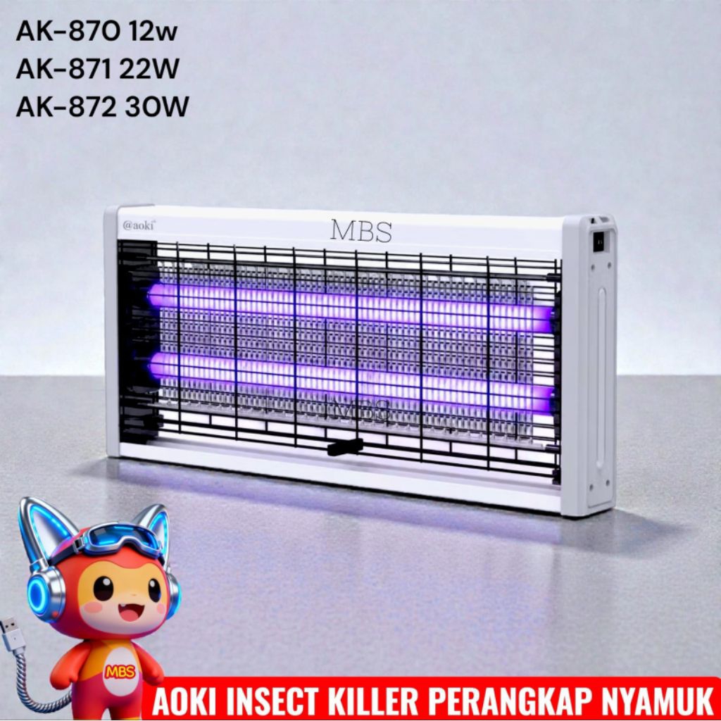 Mosquito Killer Lamp AOKI AK-870/AK-871/AK-872 12 W/ 22W/30W