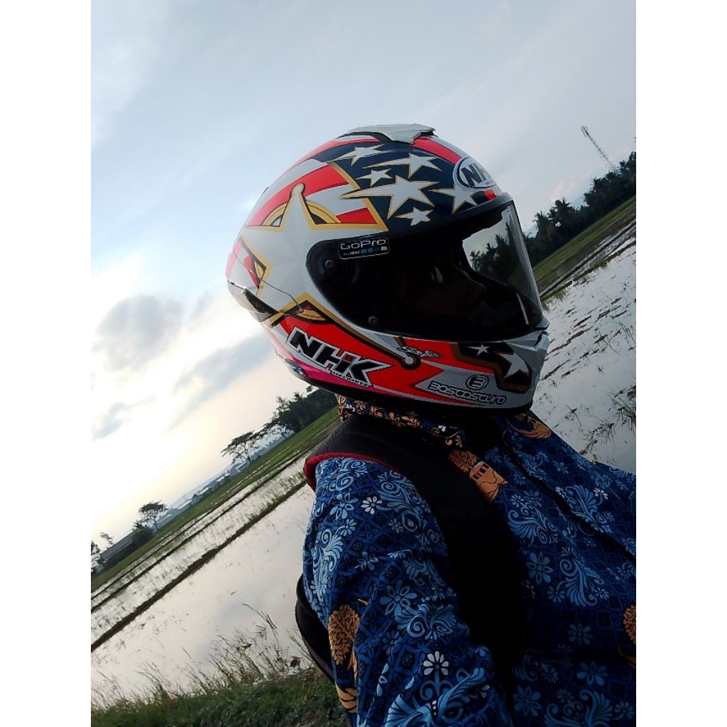 helm NHK Mark 1 Alonshow Alonso bekas second size M