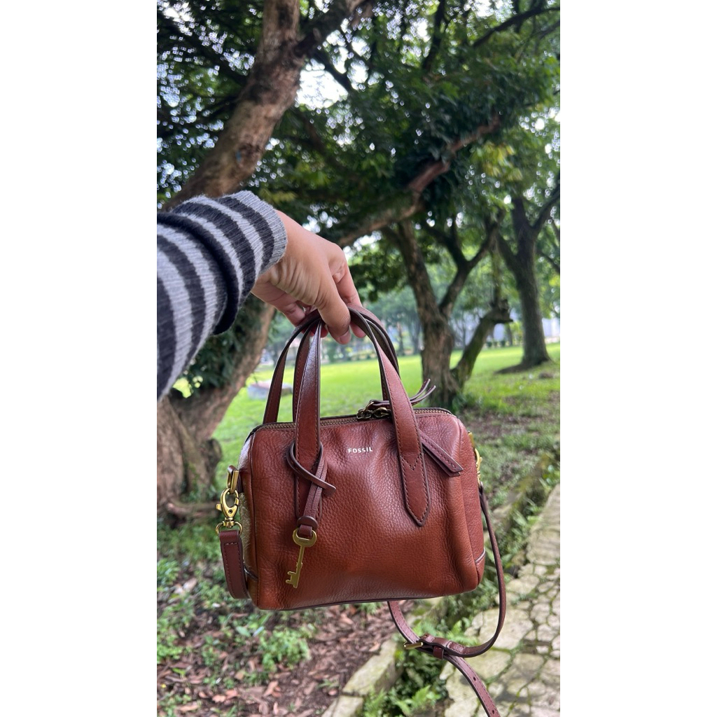 Fo$$L Mini Sidney Satchel Brown / Ocil SS mini