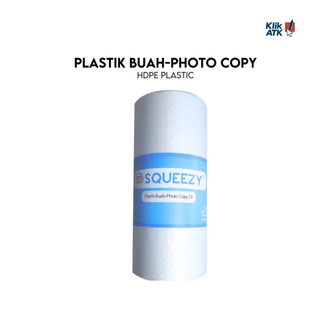 Plastik Buah, Plastik Foto Copy, HDPE roll SQUEEZY - Per roll