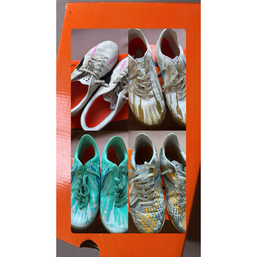 pl sepatu futsal ortuseight (bekas pemain liga pro) size 38 -baca deskripsi-