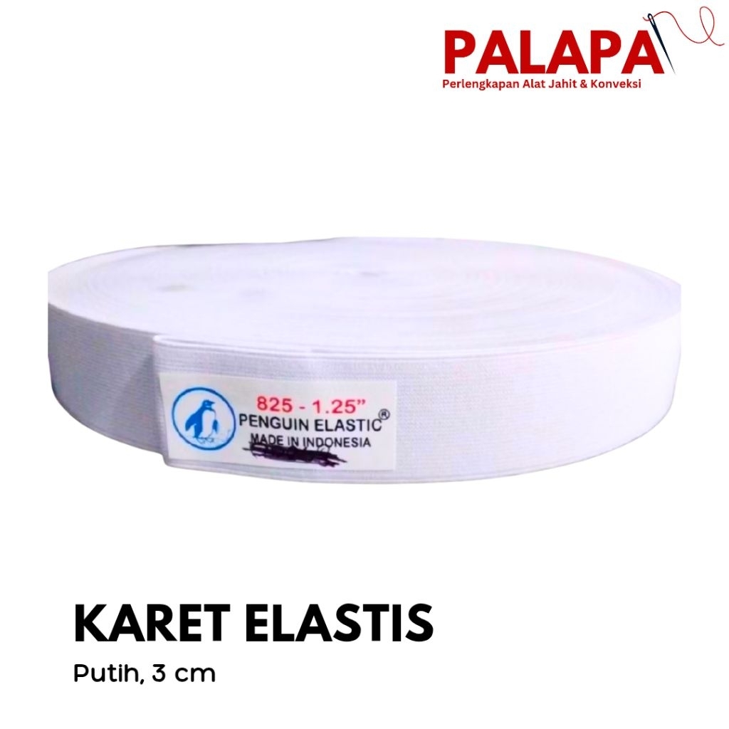 Karet elastis 3cm pinguin keras 825
