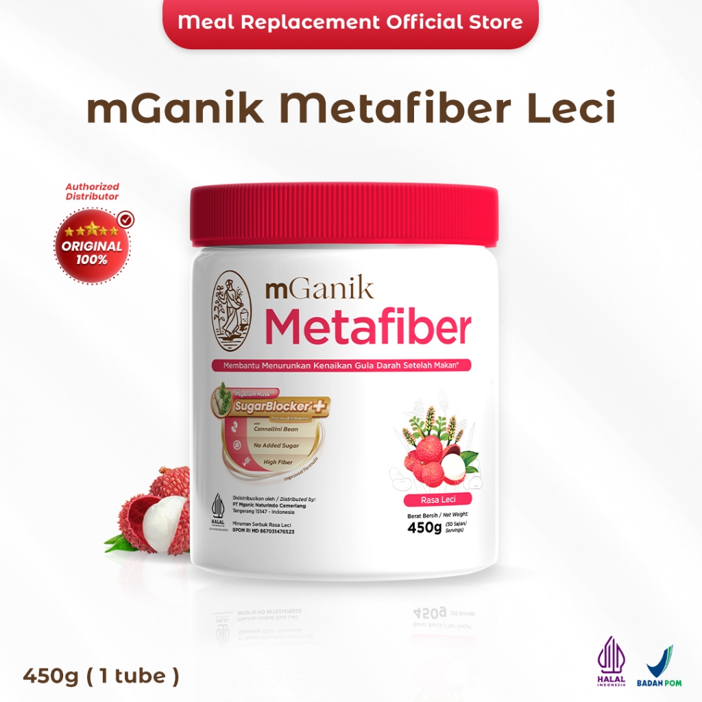 MGANIK Metafiber Leci- Suplemen Diabetes