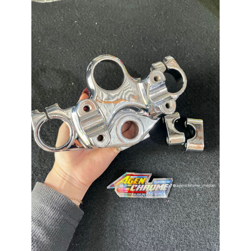 Segitiga atas Vixion old ORI CHROME