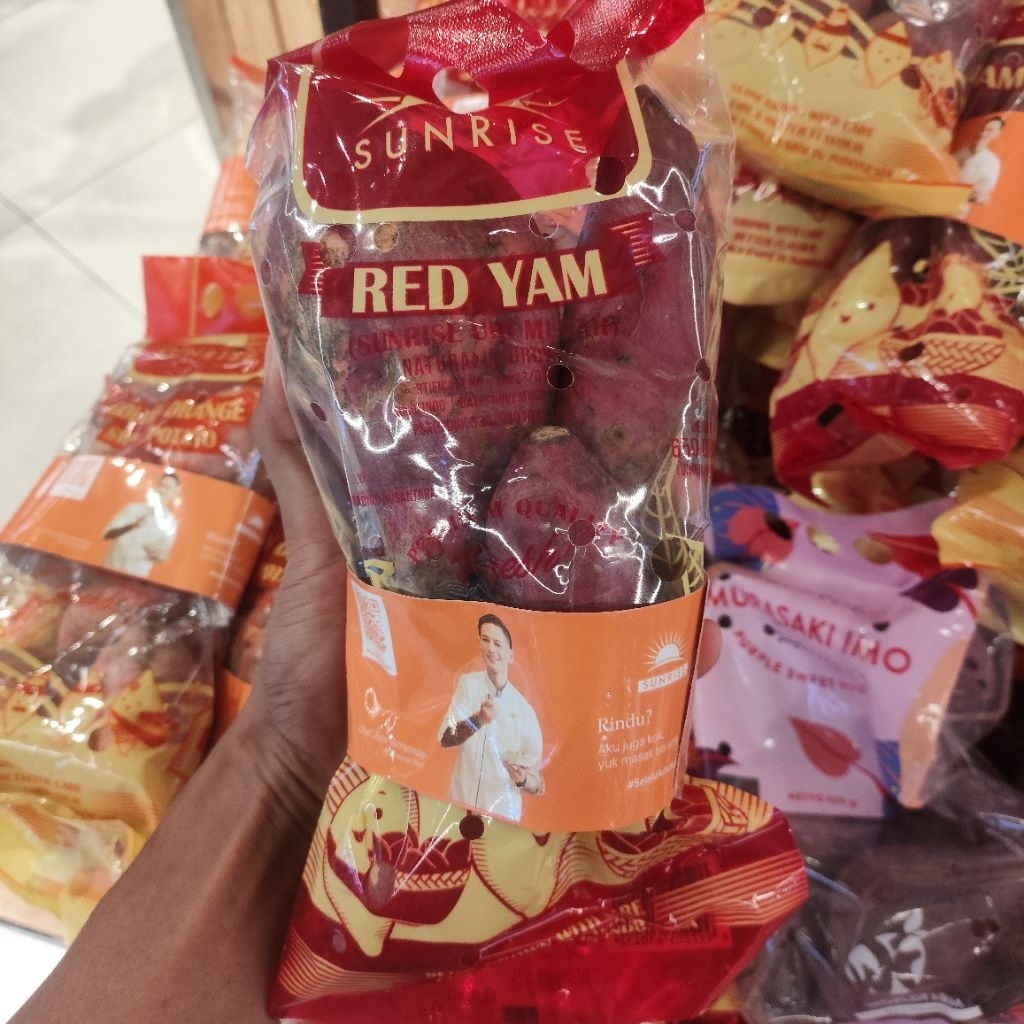 Sunrise Ubi Merah / Red Yam Pack 650 Gram