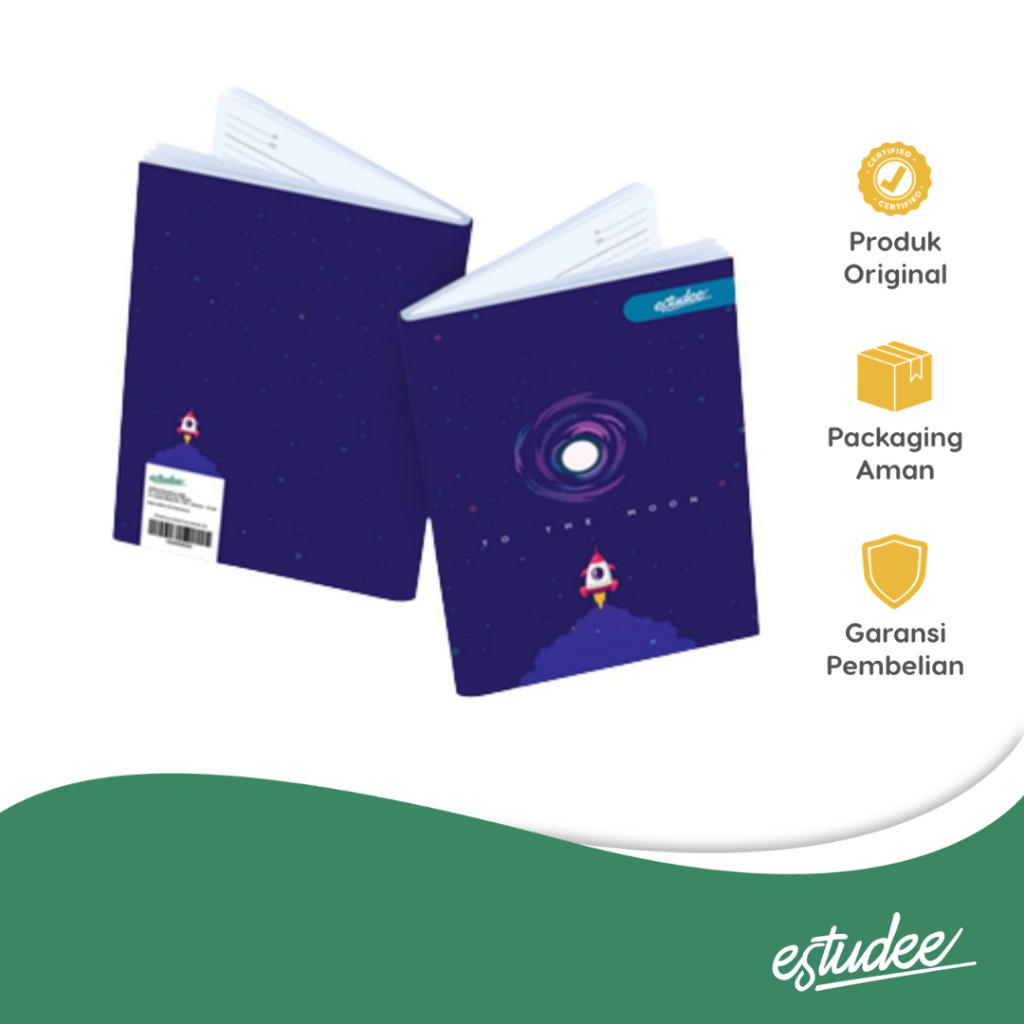 Estudee - Buku Tulis Estudee L Kwarto 58 Space Isi 10