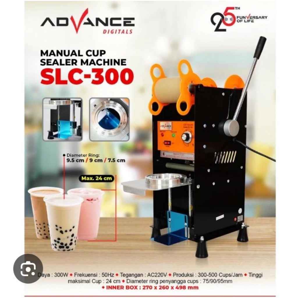 Advance Cup Sealer SLC-300